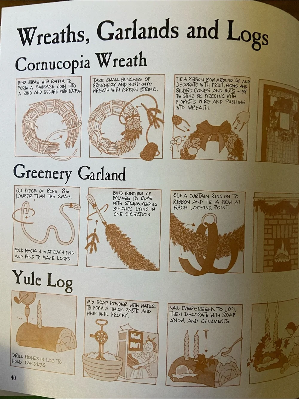 Vintage christmas handbook